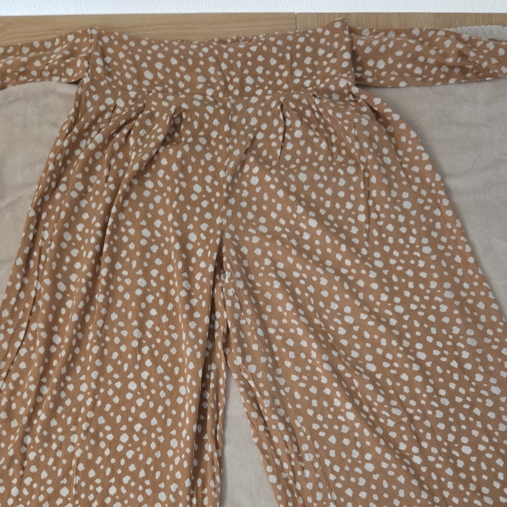 Forever 21 Tan Wide Leg Pants